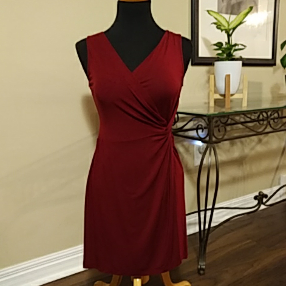 Michael Stars Burgundy Jersy Dress S